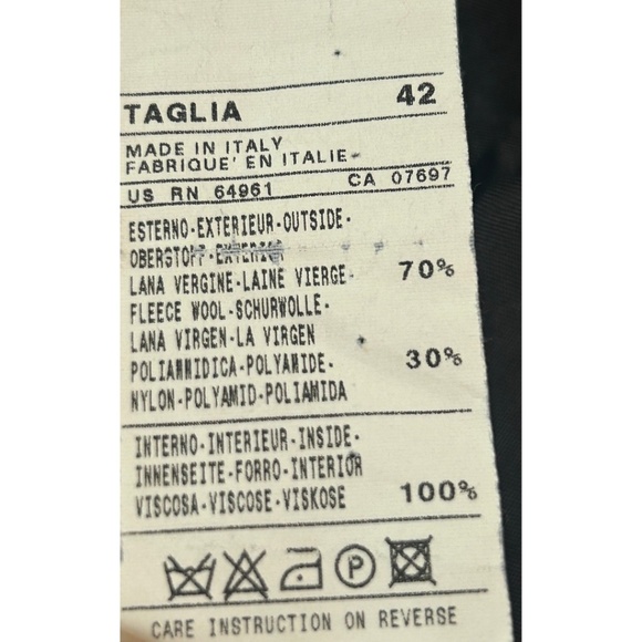 United Colors of Benetton Wool Houndstooth Jacket, size 6 - Picture 7 of 7